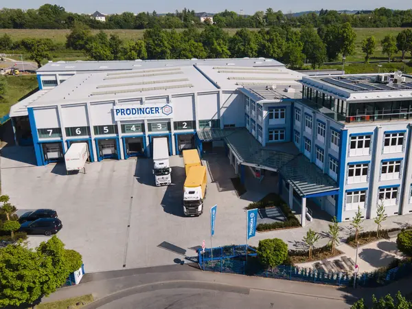 Drohennaufnahme der Firmenzentrale der PRODINGER Gruppe in Coburg