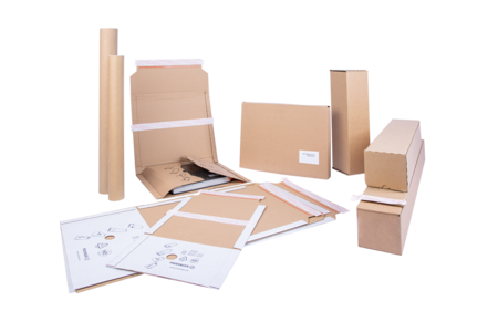Buchverpackungen und Versandrohre