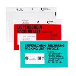 Begleitpapiertaschen DIN Lang – Dokumententaschen für Versand
