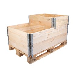 Holz-Aufsatzrahmen – Palettenlösung für Lager und Transport