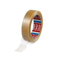 tesa Folienpackband PVC 4204 – 25 mm x 66 m – transparent – 52 µm