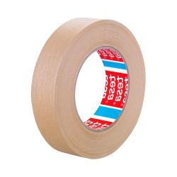 tesa Kreppband 4341 – 30 mm x 50 m – leicht gekreppt – 190 µm