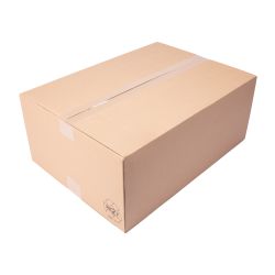 Faltkarton 500 x 360 x 200 mm &ndash; 1-wellig &ndash; braun