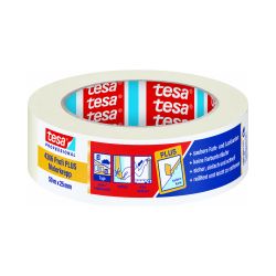 tesa Kreppband 4306 Profi PLUS – 25 mm x 50 m – flachgekreppt – 95 µm