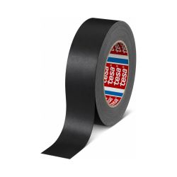 tesa Gewebeklebeband Premium 4651 – 38 mm x 50 m – schwarz – 310 µm