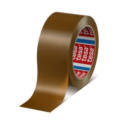 tesa Packband PVC 4124 – 50 mm x 66 m – braun – 65 µm