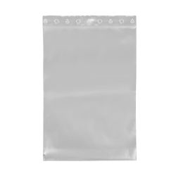 Druckverschlussbeutel 160 x 220 mm – LDPE – transparent – 90 µm – Eurolochung