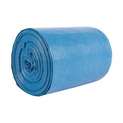 Müllsack 30 Liter – 265+240 x 615 mm – LDPE – blau transluzent – 25 µm