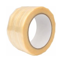Packband PVC – 50 mm x 66 m – transparent – 4-fach fadenverstärkt