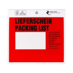 Dokumententasche LDPE – 175 x 110 mm – DIN C6 – mehrfarbig