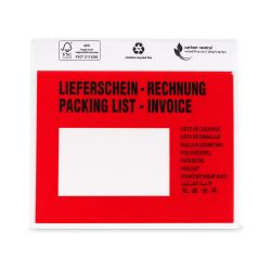 Dokumententasche LDPE – 175 x 110 mm – DIN C6 – mehrfarbig