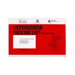 Dokumententasche LDPE – 240 x 110 mm – DIN Lang – mehrfarbig