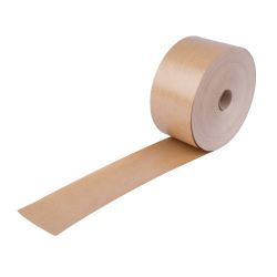 Nassklebeband Papier – 50 mm x 200 m – braun – unverstärkt – 60 g/m²