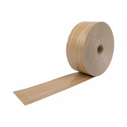 Nassklebeband Papier – 70 mm x 200 m – braun – fadenverstärkt – 60 g/m²