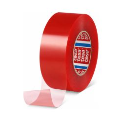 tesa Doppelseitiges Klebeband 4965 – 50 mm x 50 m – transparent – 205 µm