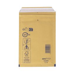Arofol Luftpolstertasche 120 x 215 mm – Typ B/2 – DIN A6 – braun