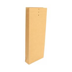 Musterbeutel 140 x 345 + 50 mm – Papier – braun