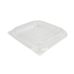 Salatschale eckig PET 1000 ml – mit Deckel