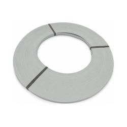 Stahl Umreifungsband – 16 mm x 398 m – 0,5 mm – grau – Scheibenwicklung