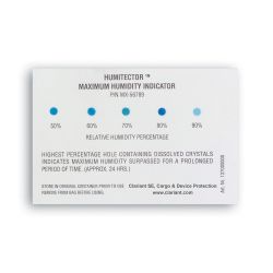 SpotSee Feuchtigkeitsindikator – 76 x 114 mm – weiß