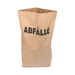 Kreuzbodensack 55 x 85 + 20 cm – 2-lagig – Aufdruck „ABFÄLLE“