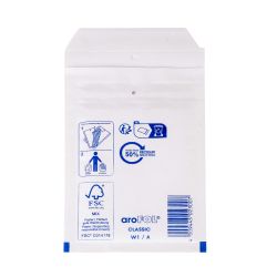 Arofol Luftpolstertasche 100 x 165 mm – Typ A/1 – weiß