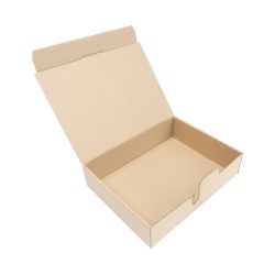 Maxibriefkarton 135 x 95 x 45 mm – 1-wellig – braun – Steckverschluss