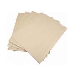 Natronpapier Blattware 500 mm x 750 mm – 70 g/m² – braun – enggerippt