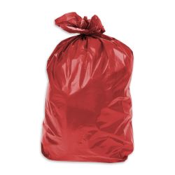 Müllsack 120 Liter – 700 x 1100 mm – LDPE – rot opak – 90 µm
