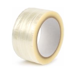 Packband PP – 50 mm x 66 m – transparent – 4-fach fadenverstärkt – 28 µm