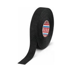 tesa Vliesklebeband PET 51608 – 19 mm x 25 m – schwarz – 280 µm