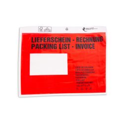 Dokumententasche LDPE – 230 x 160 mm – DIN C5 – transparent