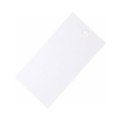 Anhänge-Etiketten Karton – 50 x 100 mm – mit Loch – weiß – 240 g/m²