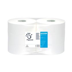 Werra Toilettenpapier Großrolle 247 m x 10 cm – 2-lagig – weiß