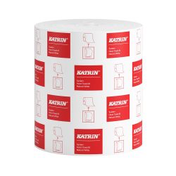 KATRIN Handtuchpapier Rolle 180 m x 20,9 cm – 1-lagig – weiß