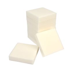 Schaumfolien-Zuschnitt 40 x 40 mm – PE-Schaum – weiß – 10 mm
