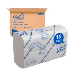 Scott Handtuchpapier Slimfold 5856 – 19 x 29,5 cm – 1-lagig