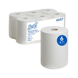 Kimberly Clark Handtuchpapier Rolle 165 m x 20 cm – 1-lagig – weiß