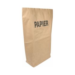 Kreuzbodensack 70 x 95 + 22 cm – 2-lagig – Aufdruck „PAPIER“