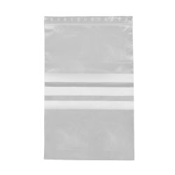 Druckverschlussbeutel 100 x 150 mm – LDPE – transparent – 50 µm – Schreibfeld