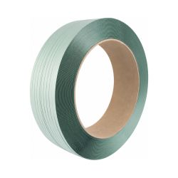 Umreifungsband PET – 12,5 mm x 2000 m – 335 kg – grün – 0,7 mm
