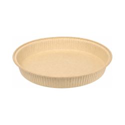 Backform rund Ø 230 x 23 mm – Papier – braun