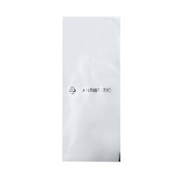 Flachbeutel 300 x 400 mm – LDPE – antistatisch rosa – bedruckt – 100 µm
