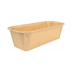 Backform eckig 176 x 73 x 50 mm – Papier – beige