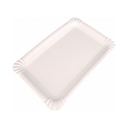 Pappschale 16,5 x 20 cm – weiß – Papier