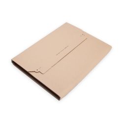 Buchverpackung 302 x 215 x 20-75 mm – DIN A4 – Selbstklebeverschluss – braun