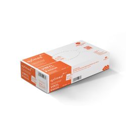 aximed pro Einmalhandschuhe 240 x 95 mm – Vinyl – transparent – Größe M / 8
