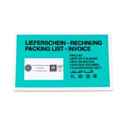 Dokumententasche Pergamyn – 240 x 110 mm – DIN Lang – mehrfarbig