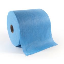 Cleany Wischtuchrolle 38 cm – 1-lagig – blau