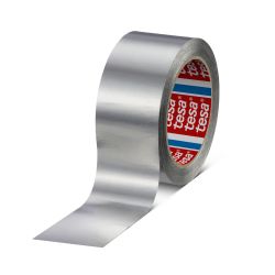 tesa Aluminiumklebeband 60650 – 50 mm x 50 m – silber – 50 µm